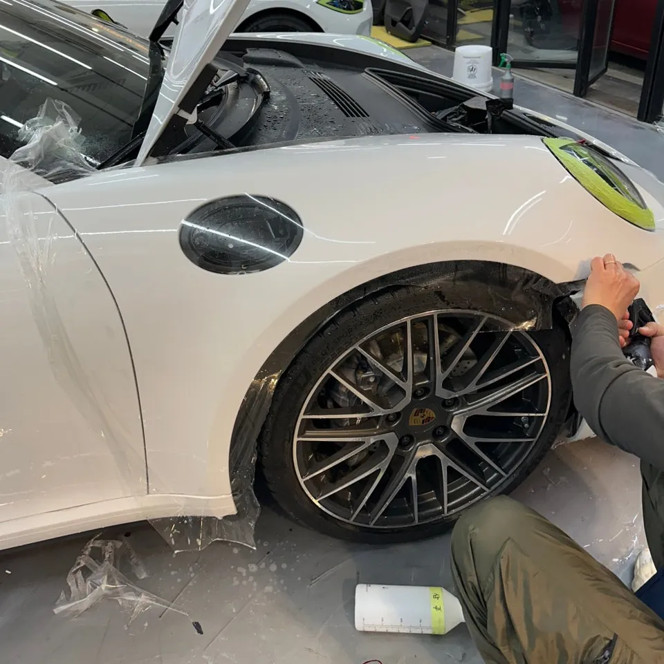 Porsche 911のPPF施工事例｜費用目安と仕上がり 施工写真 2-2