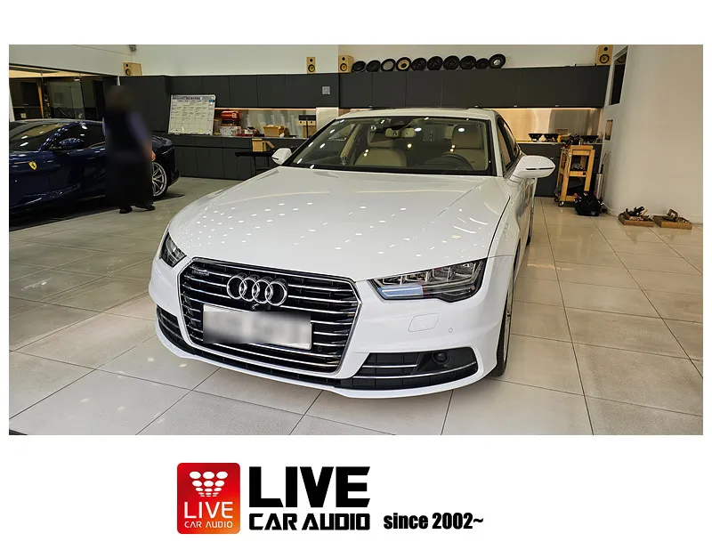Audi A6のカーオーディオ施工事例 施工写真 2-1