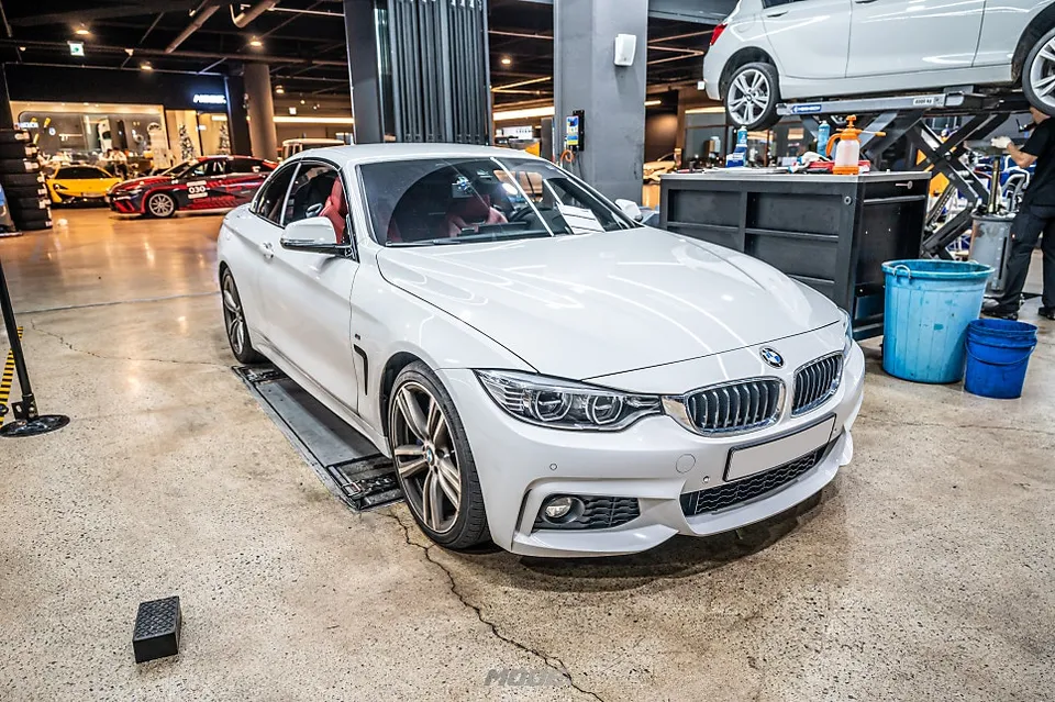 BMW 4 Series Convertible exhaust upgrade installation result