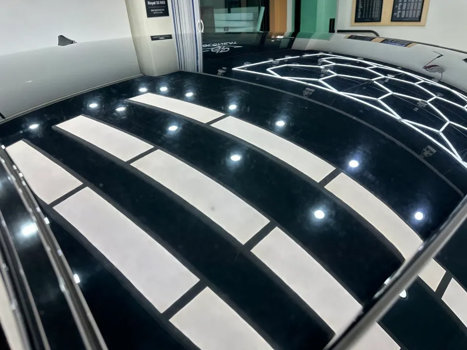 Hyundai Grandeur IGのガラスコーティング事例 施工写真 2-1