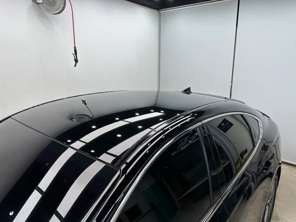 Hyundai Grandeur IGのガラスコーティング事例 施工写真 4-2