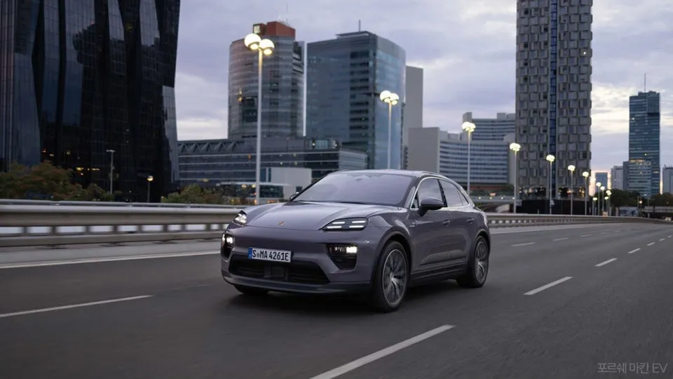 Porsche Macan Electric ppf installation result