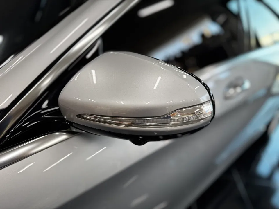 Mercedes-Benz S-Class W222のカーラッピング事例｜3Mホワイトゴールド 施工写真 1-2