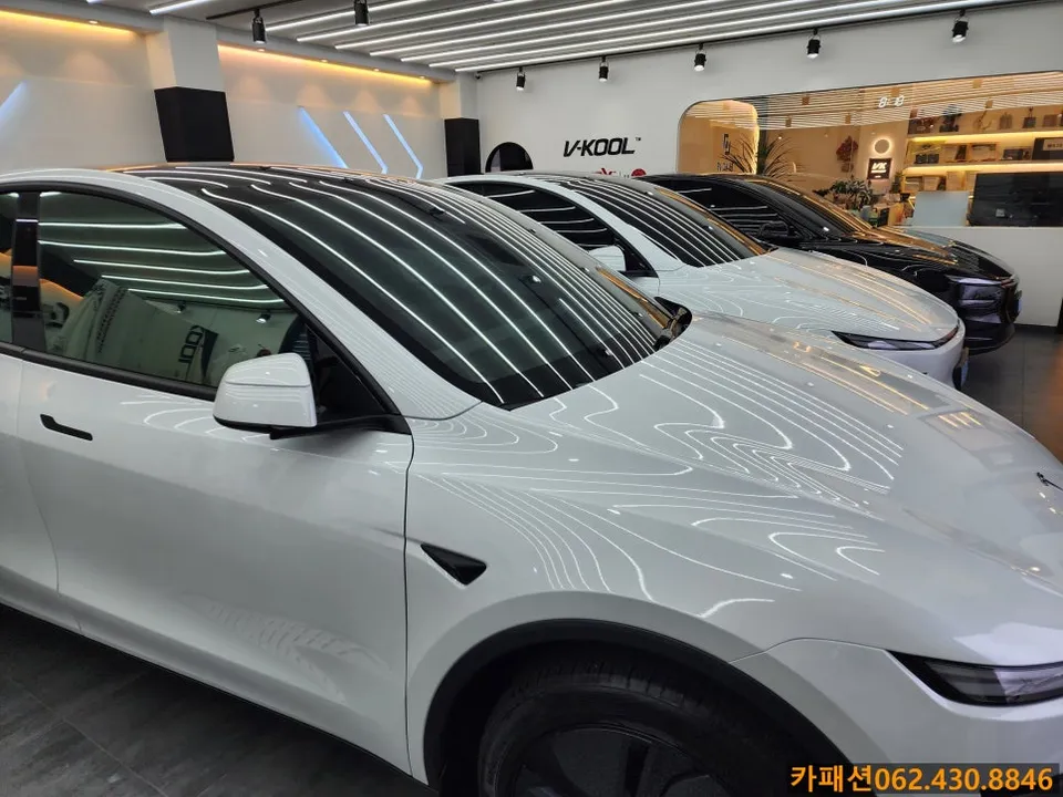 Tesla Model Yのカーフィルム施工事例｜費用目安・仕上がり 施工写真 2-1