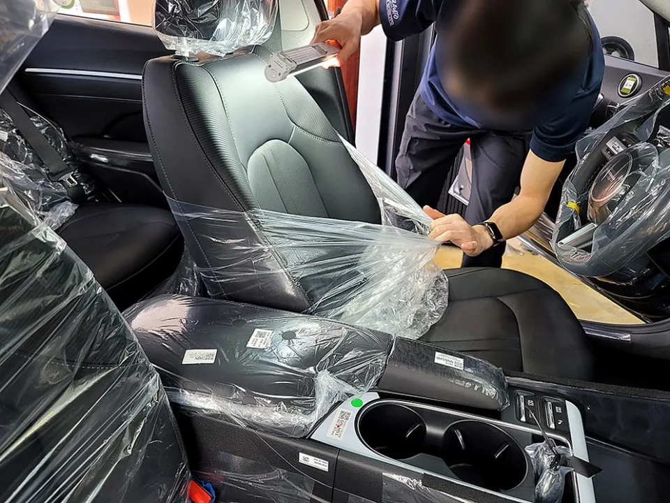Hyundai Sonata DN8のガラスコーティング事例|費用目安・仕上がり 施工写真 3-2