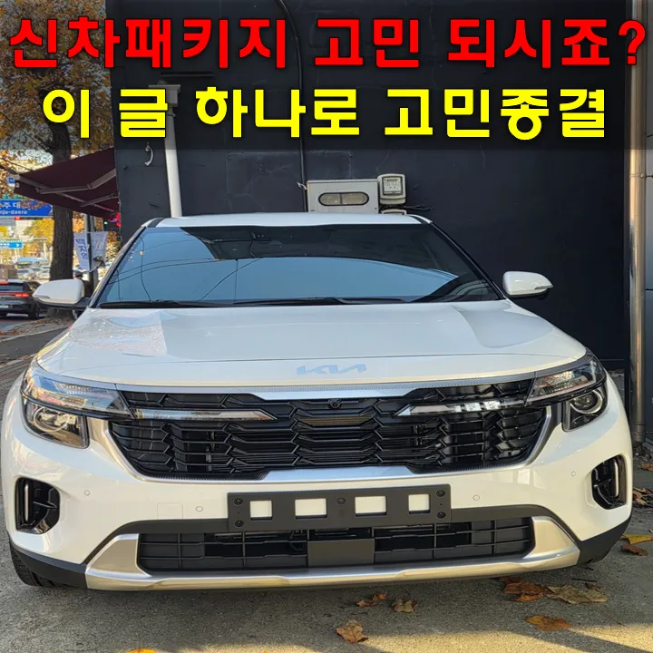 Kia Seltos new car package installation result