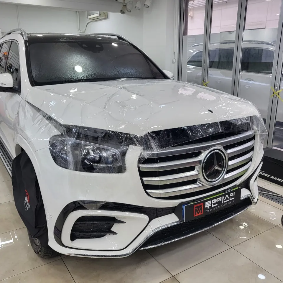 Mercedes-Benz GLSのPPF施工事例｜費用目安と仕上がり 施工写真 1-3