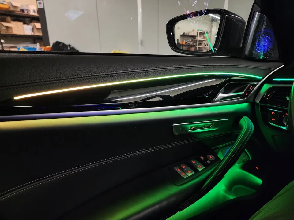 BMW 5 Series ambient lighting - BMW 5 Series Ambient Lighting Review: Cost & Results photo 3