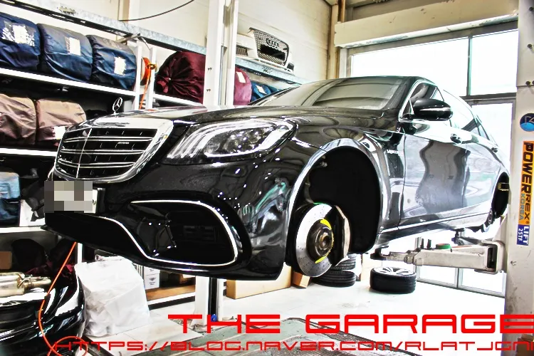 Mercedes-Benz S-Class W222 wheel repair installation result