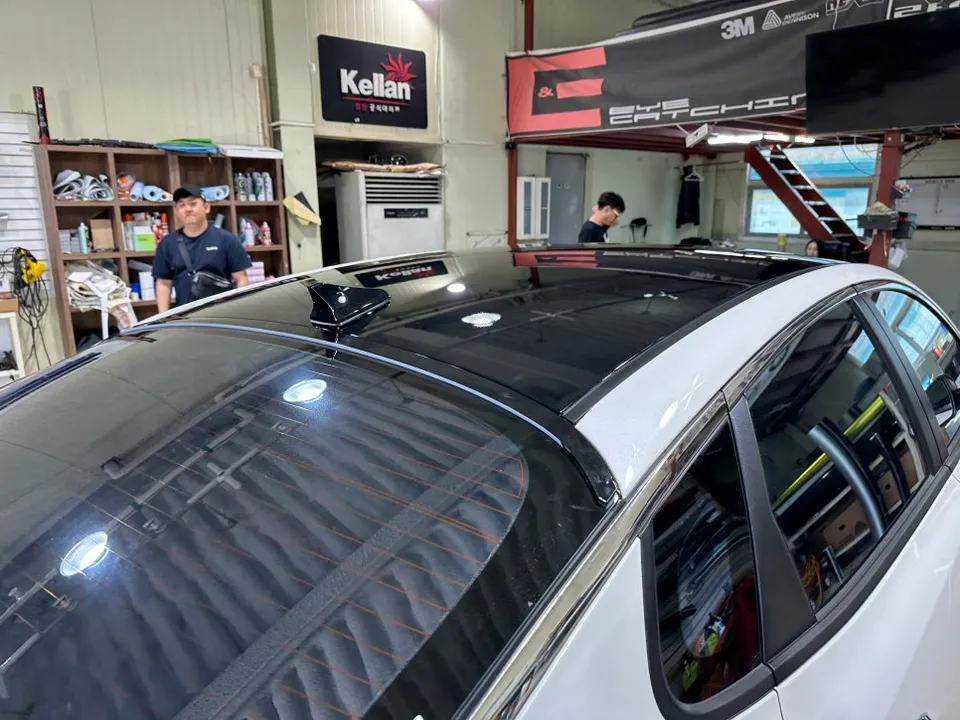 Kia K5のカーラッピング事例|費用目安・仕上がり 施工写真 1-3