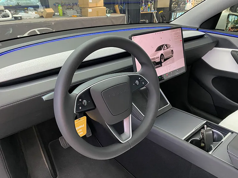 Tesla Model Y Juniper steering wheel - Tesla Model Y Juniper Steering Wheel Customization Review photo 5