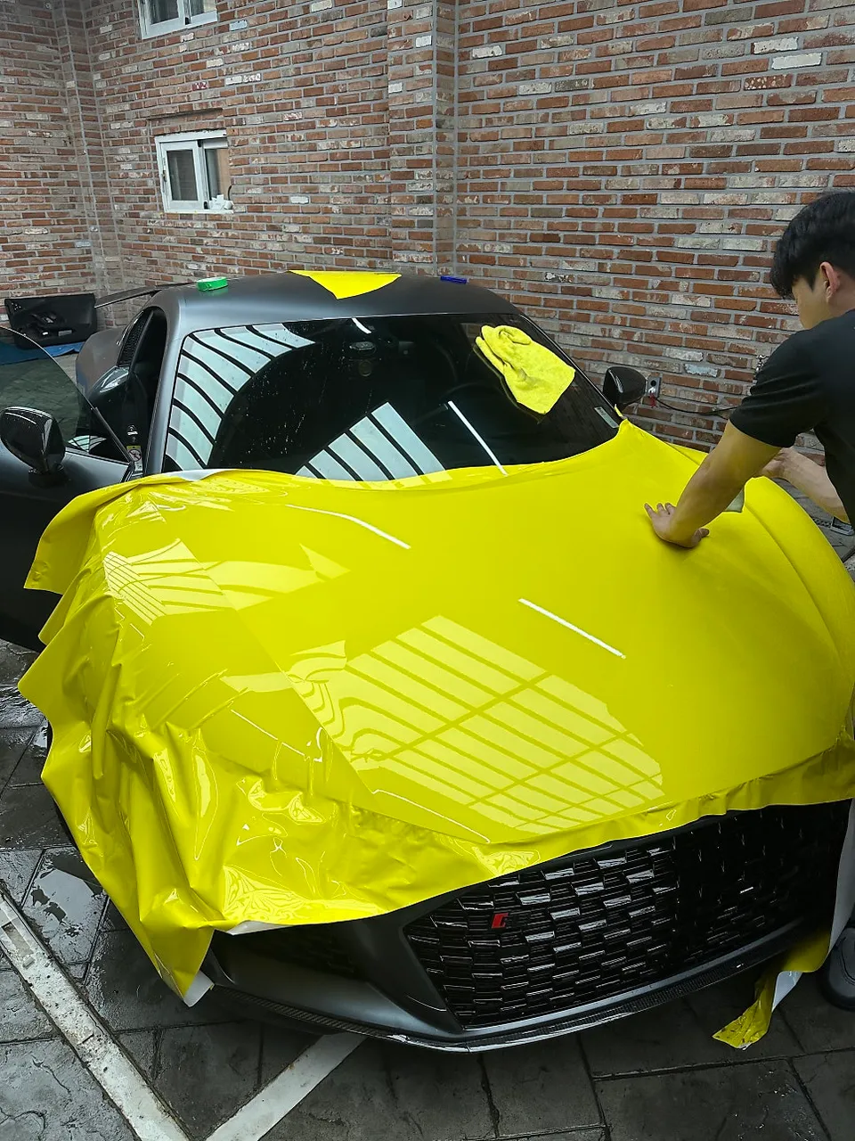 AudiのPPF施工事例 施工写真 3