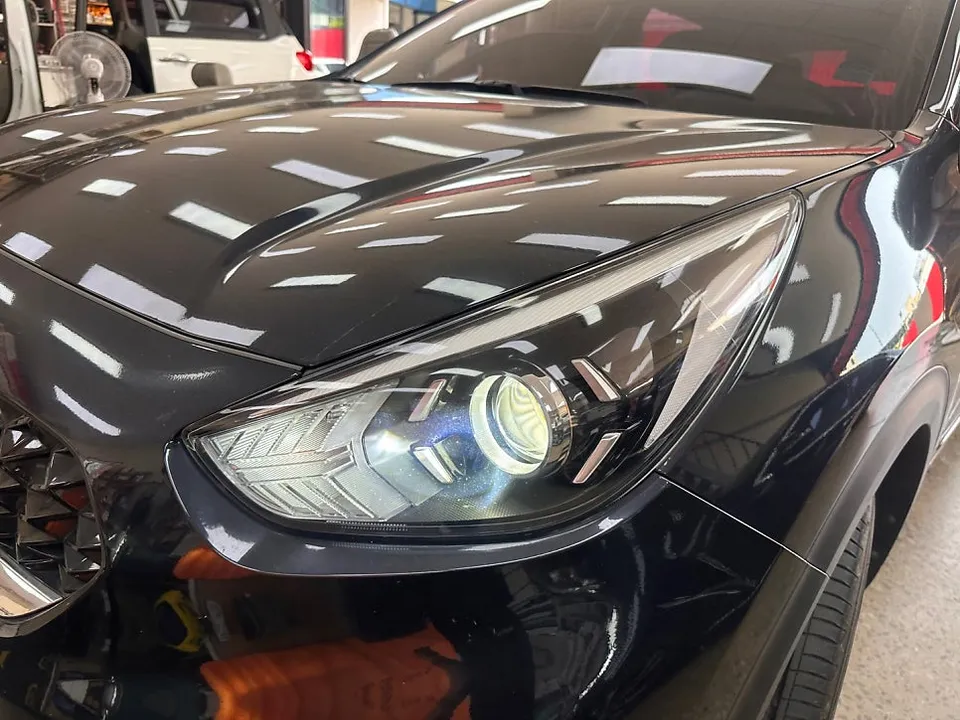 Kia Niro lighting upgrade installation result