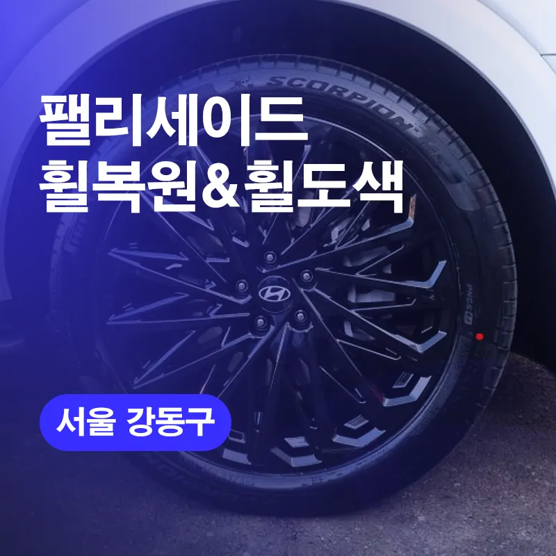 Hyundai Palisade Wheel Repair Review — Gloss Black Refinish photo 1