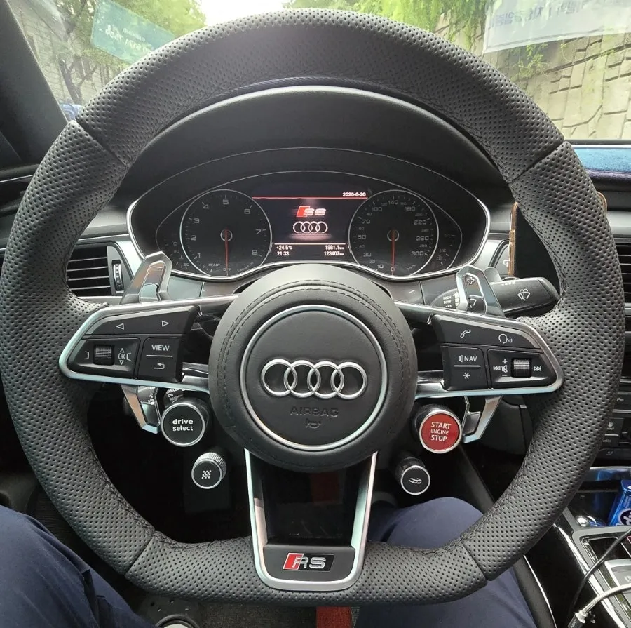 Audi A6 C7 steering wheel - Audi A6 C7 Steering Wheel Customization Review photo 6