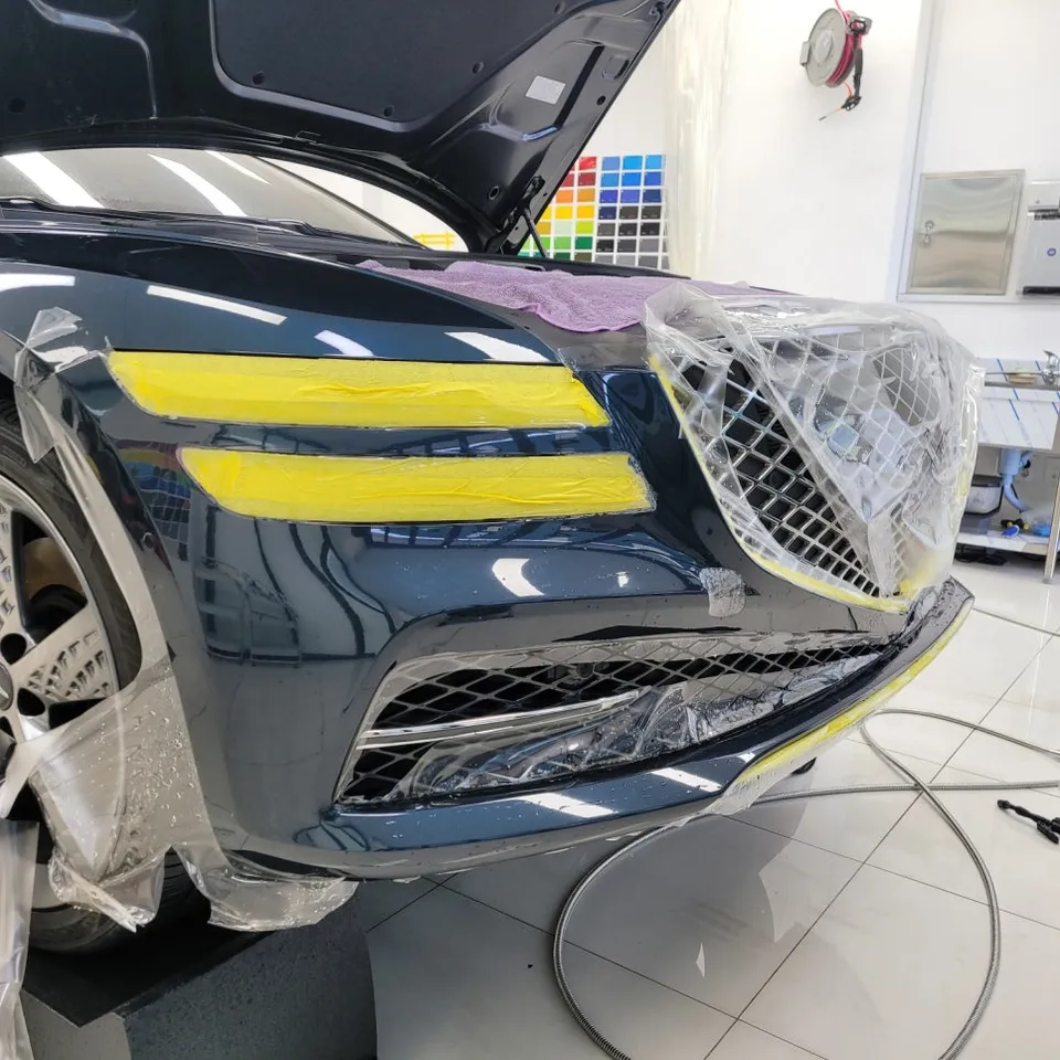 Genesis G80 PPF再施工事例|傷防止と美観維持 施工写真 2-3