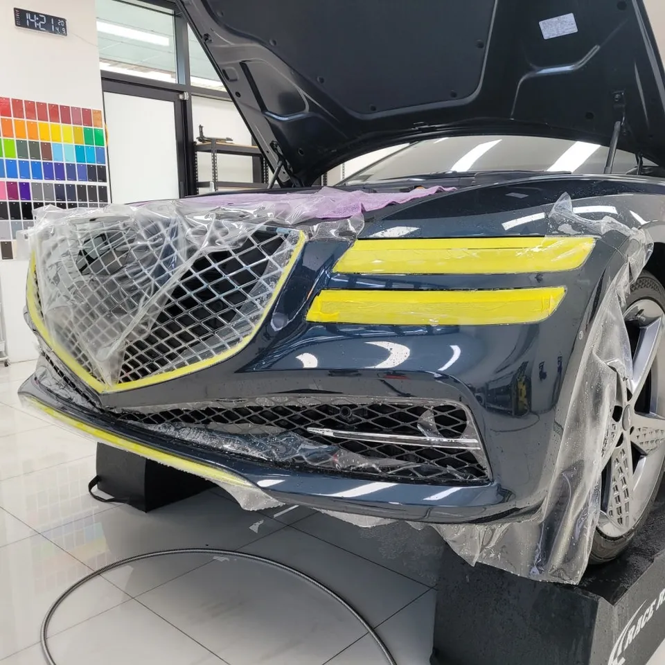 Genesis G80 PPF再施工事例|傷防止と美観維持 施工写真 3-3