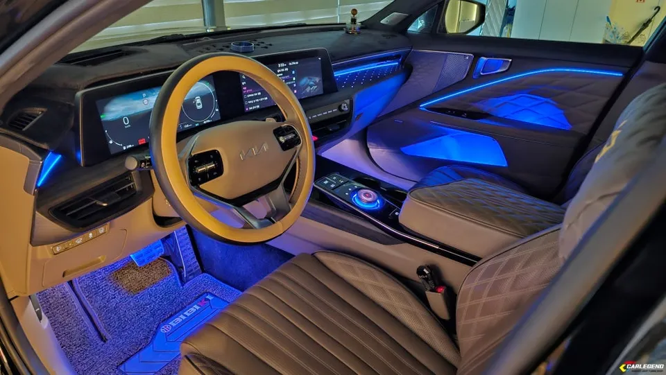 Kia K8 ambient lighting - Kia K8 Ambient Lighting Installation Review photo 3
