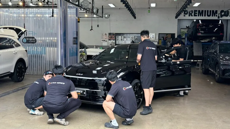 Kia K8のカーフィルム施工事例|費用目安と仕上がり 施工写真 3-2