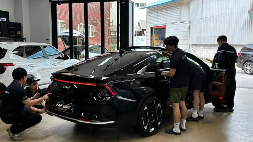 Kia K8のカーフィルム施工事例|費用目安と仕上がり 施工写真 3-3