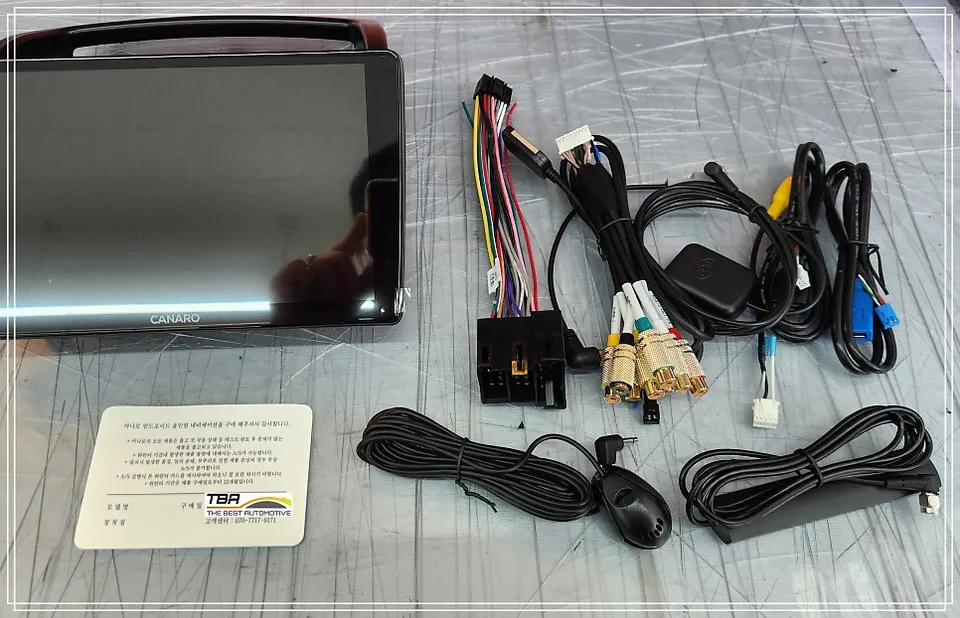 Kia CarnivalのAndroid Auto・CarPlay取付事例 施工写真 4-1