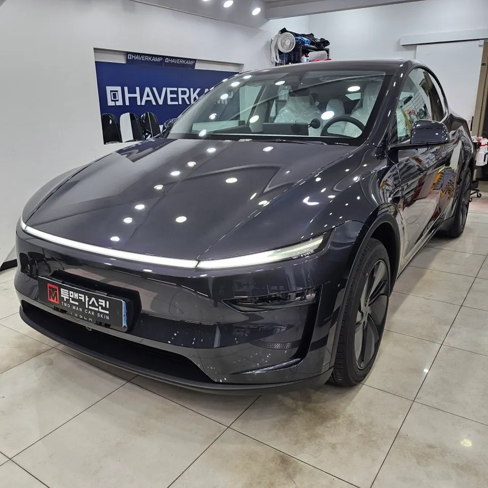 Tesla Model Yのカーフィルム施工事例｜費用目安・仕上がり 施工写真 1-2
