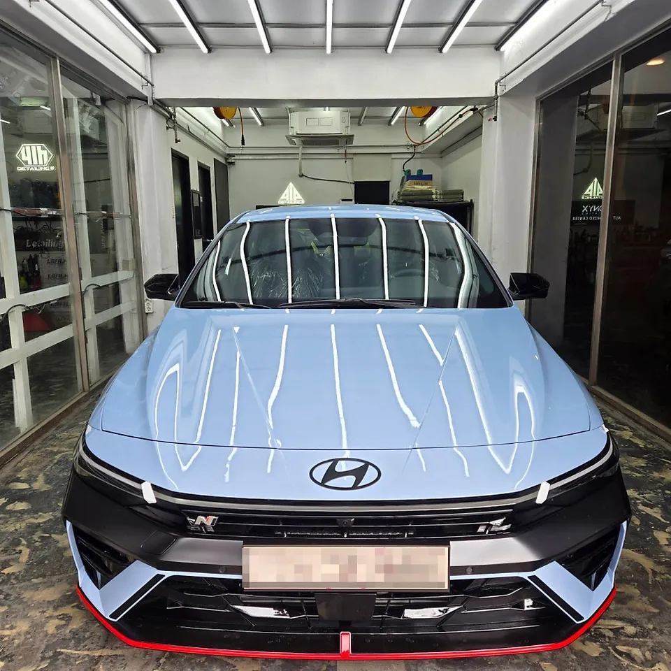 Hyundai Elantra N PPF施工事例｜費用目安と仕上がり 施工写真 1-1