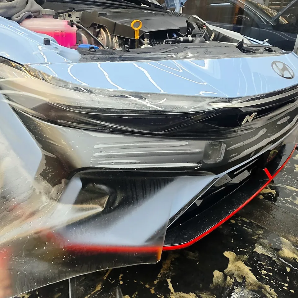Hyundai Elantra N PPF施工事例｜費用目安と仕上がり 施工写真 1-2
