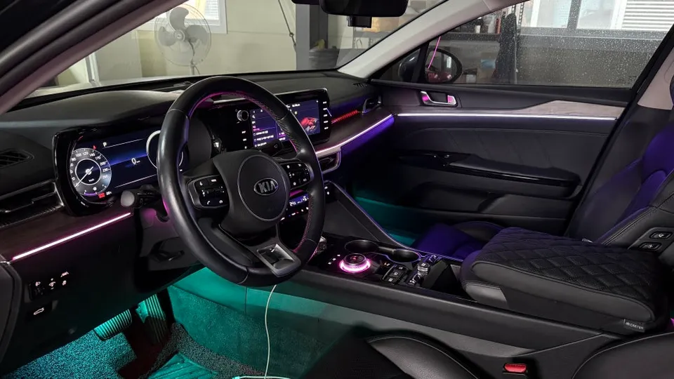 Kia K5 DL3 ambient lighting - Kia K5 DL3 Ambient Lighting Review: Glow RGB Air photo 7