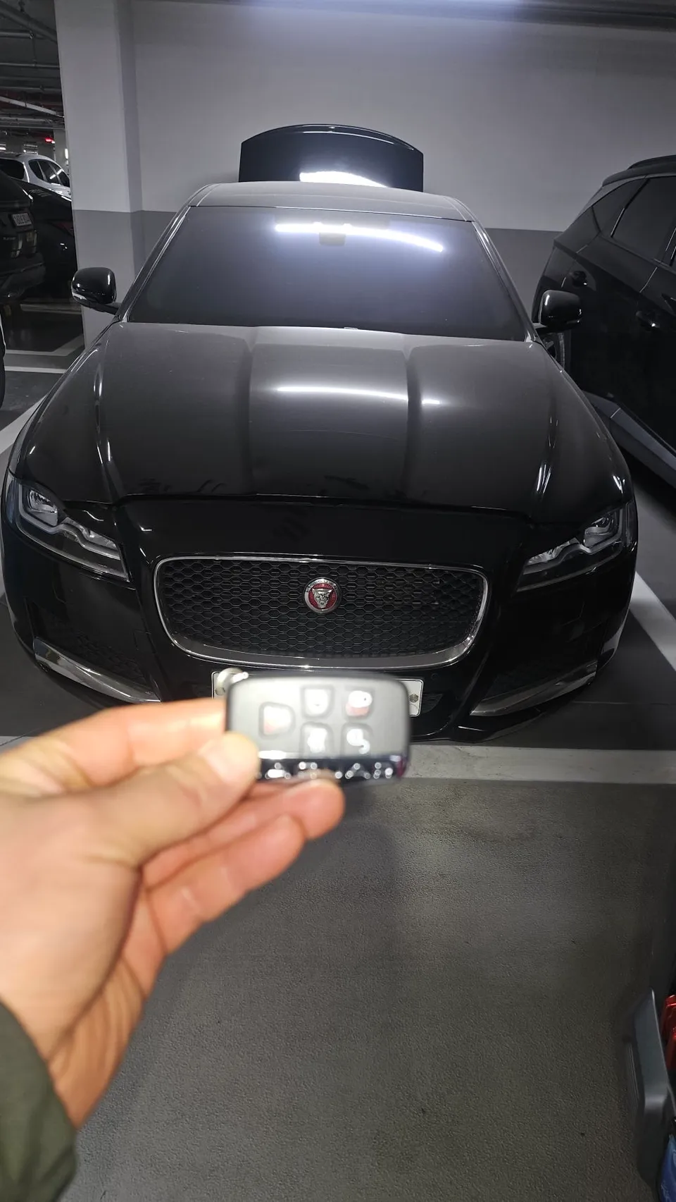 Jaguar XF oem options installation result