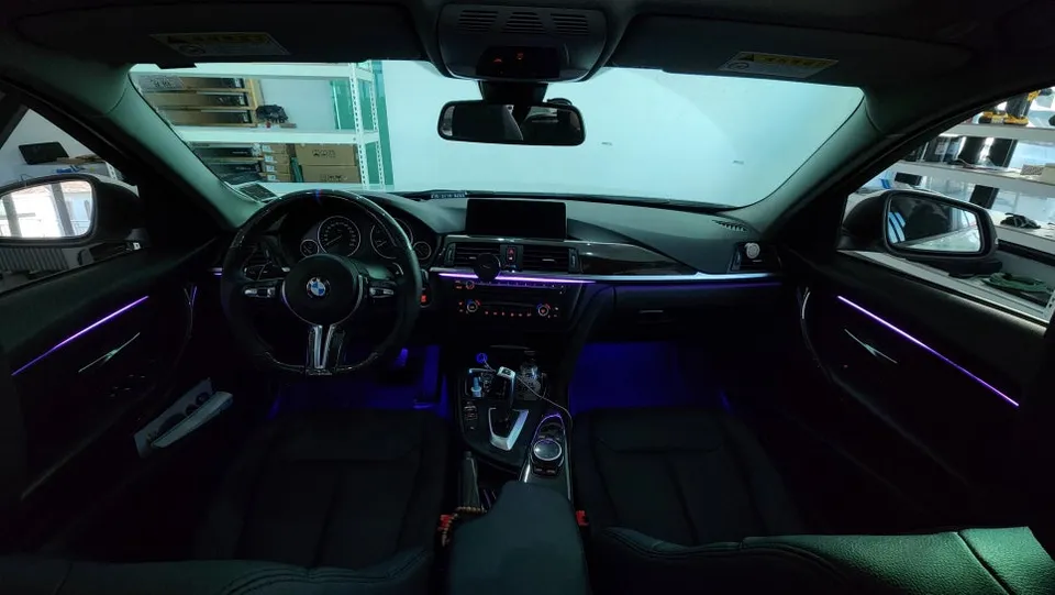 BMW 3 Series F30 Ambient Lighting Review - Cost & Results After