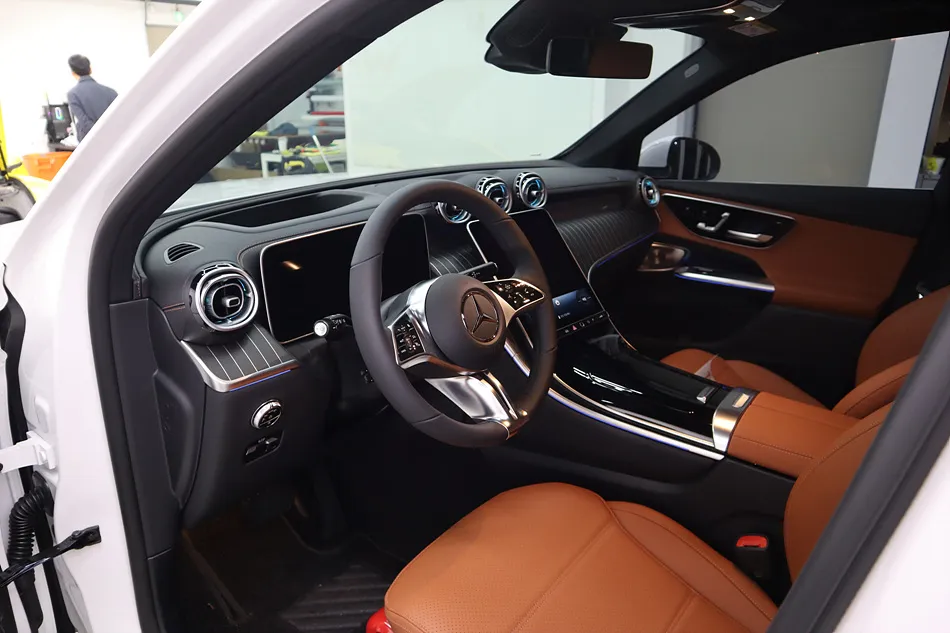 Mercedes-Benz GLCのPPF施工事例|韓国での実例 施工写真 1-1