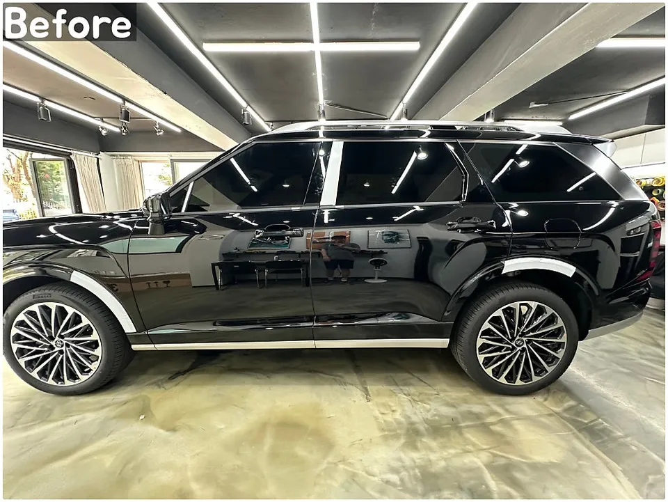 Hyundai Palisade LX3のカーラッピング事例|費用目安・仕上がり 施工写真 3-1