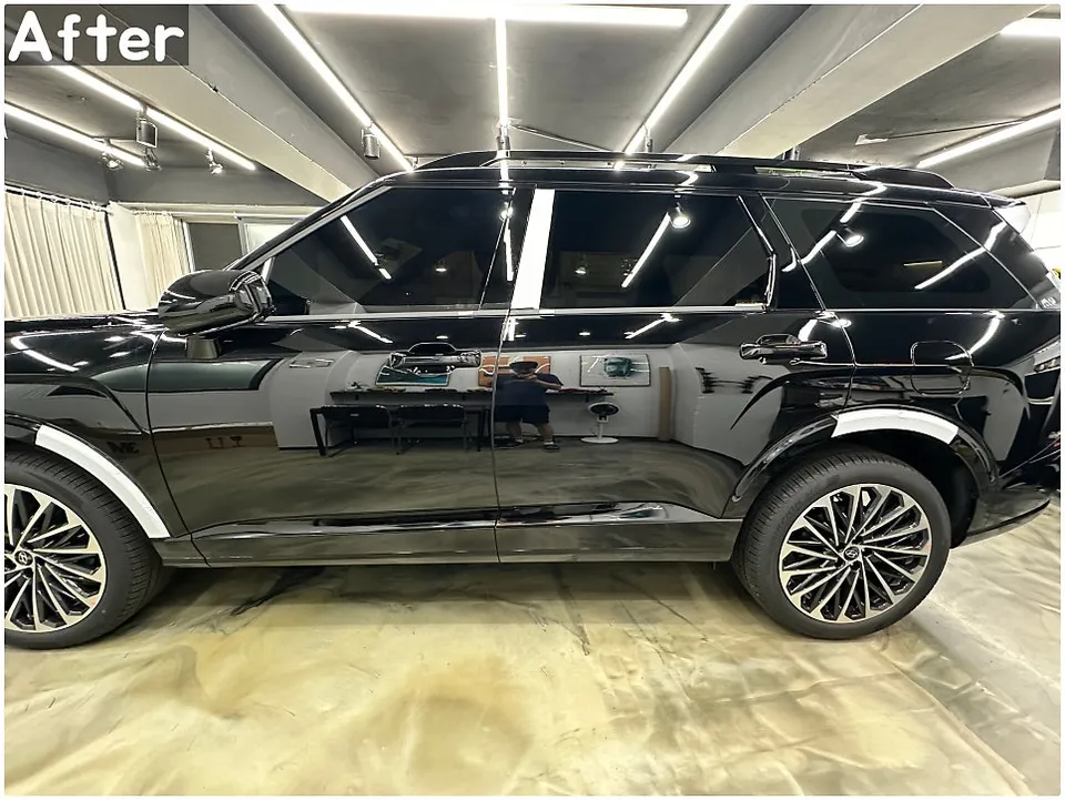 Hyundai Palisade LX3のカーラッピング事例|費用目安・仕上がり 施工写真 1-2