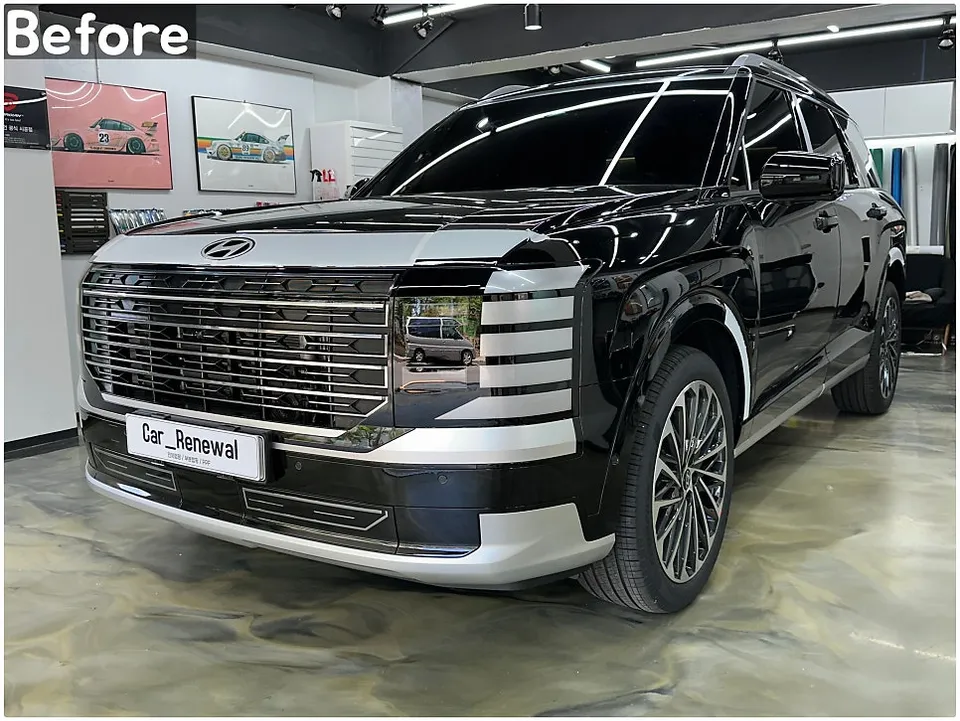 Hyundai Palisade LX3のカーラッピング事例|費用目安・仕上がり 施工写真 2-3