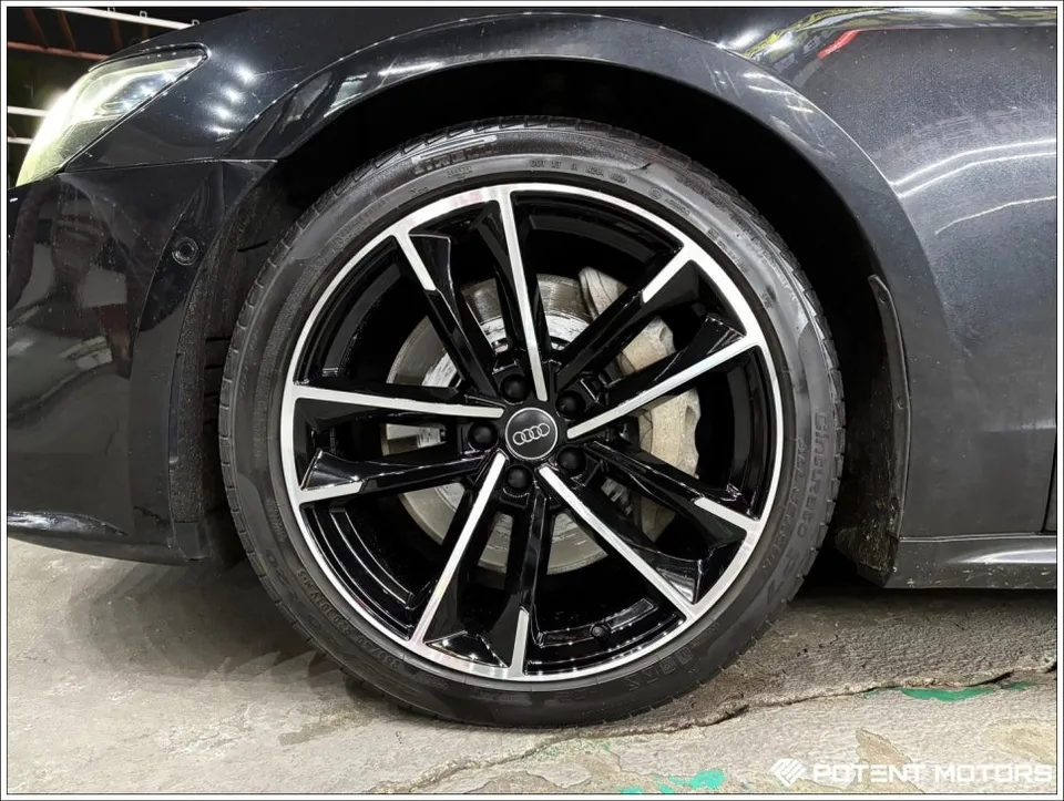 Audi A7のホイールリペア・塗装事例 施工写真 3-2