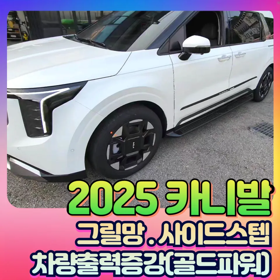 Kia Carnival KA4 body kit installation result