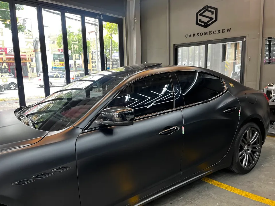 Maserati Ghibliのカーフィルム施工事例｜費用目安・仕上がり 写真
