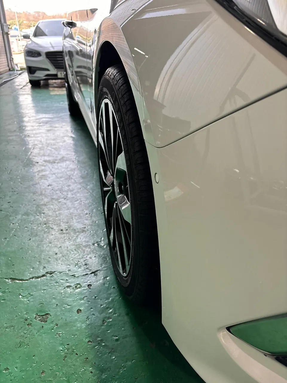 Hyundai Sonataのホイールリペア・塗装事例 写真