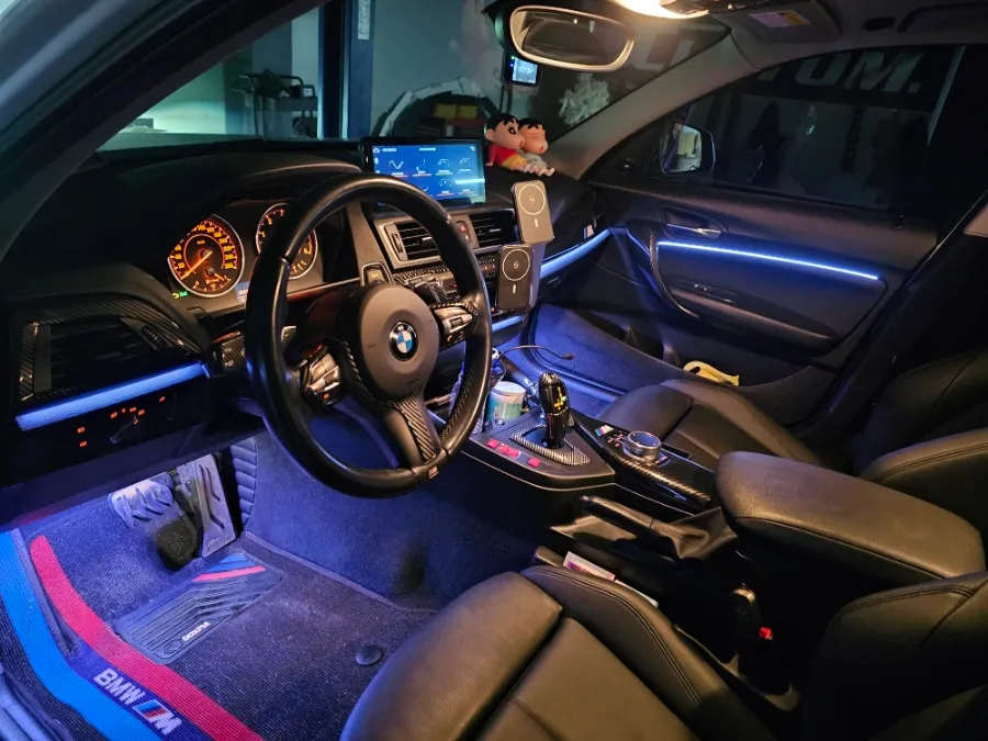 BMW 1 Series F20 ambient lighting - BMW 1 Series F20 Ambient Lighting Review: Cost & Results photo 4