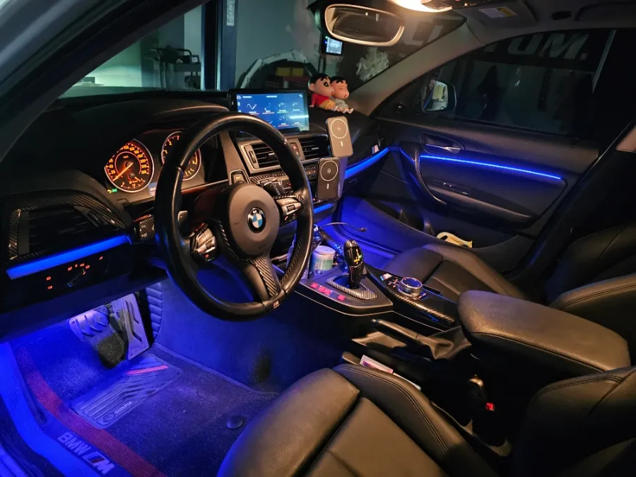 BMW 1 Series F20 ambient lighting - BMW 1 Series F20 Ambient Lighting Review: Cost & Results photo 5