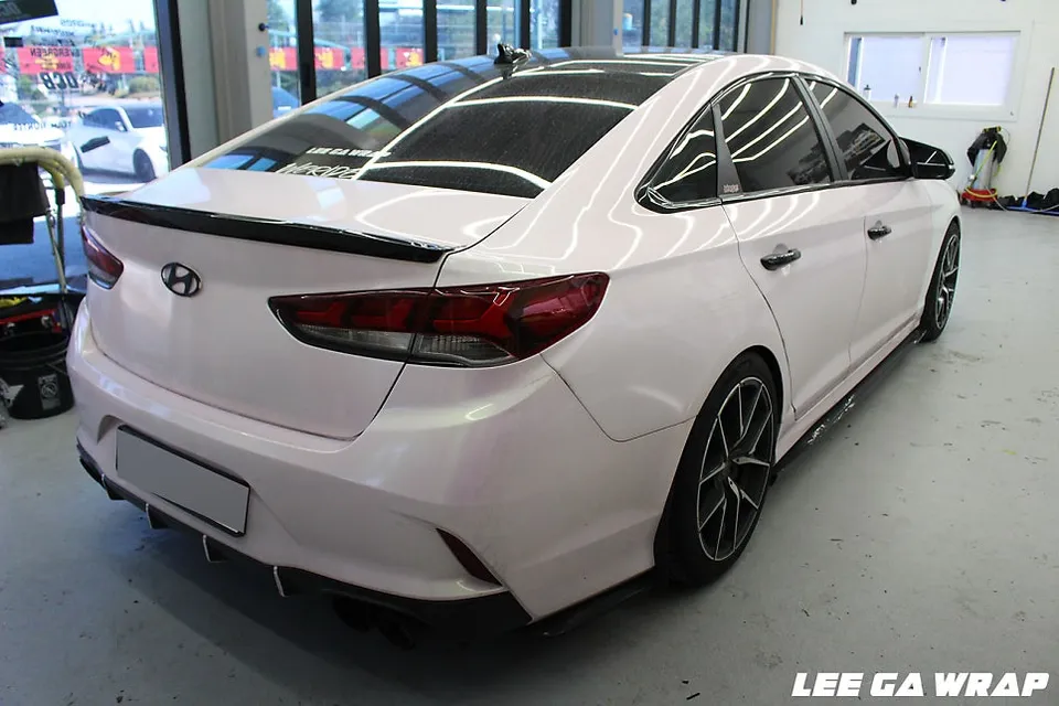 Hyundai Sonata New Riseのカーラッピング事例｜費用目安・仕上がり 施工写真 4-1