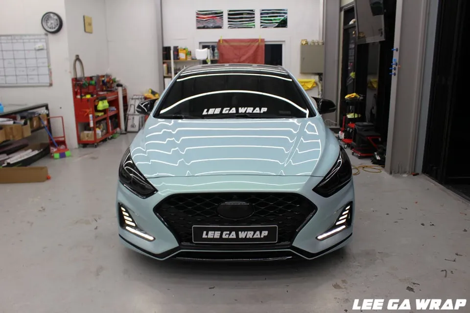 Hyundai Sonata New Riseのカーラッピング事例｜費用目安・仕上がり 施工写真 2-2