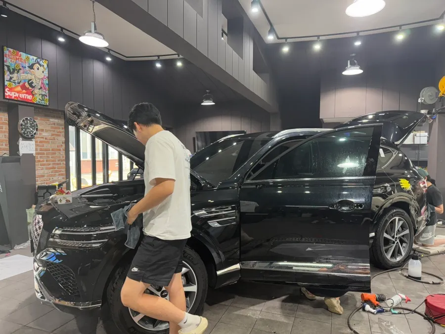 Genesis GV80 PPF施工事例｜費用目安と仕上がり 施工写真 4-1