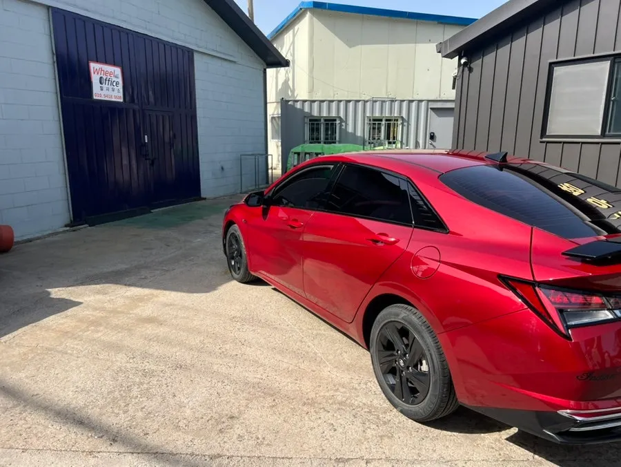 Hyundai Elantra wheel repair installation result
