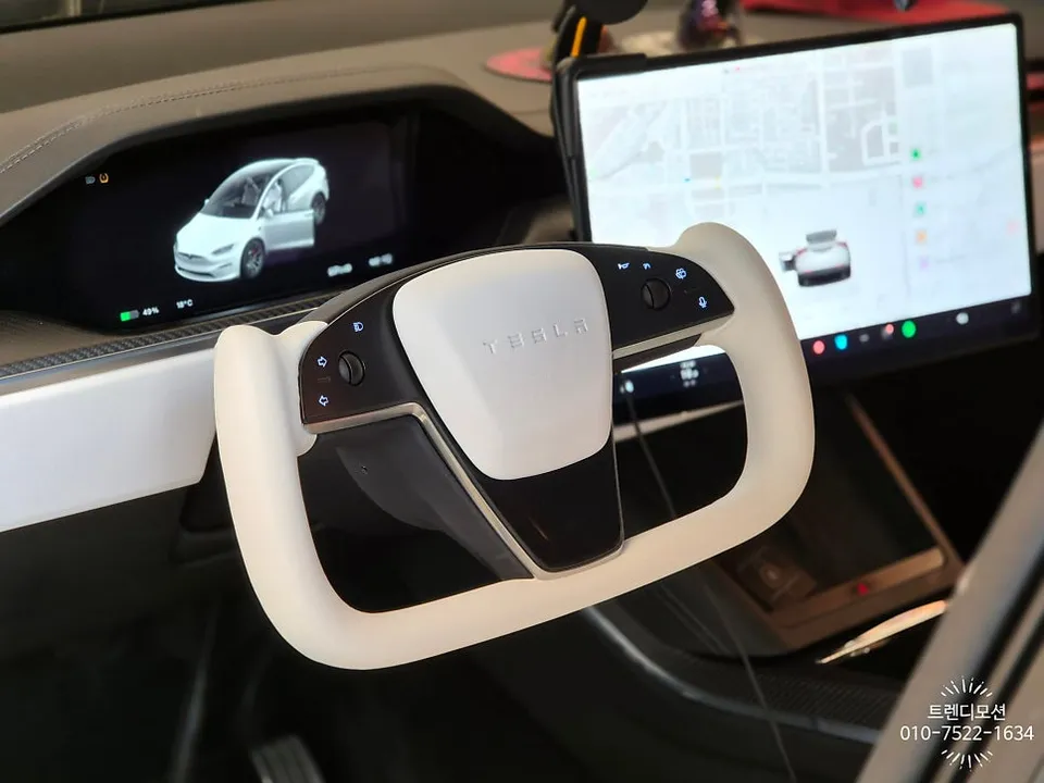 Tesla Model X Steering Wheel Customization Review photo 2