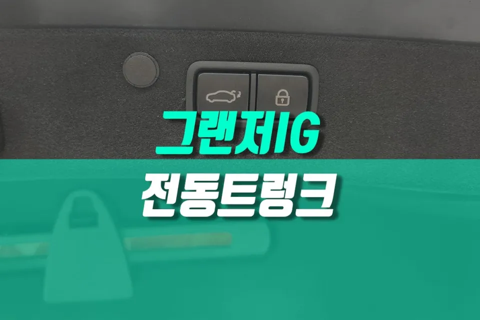 Hyundai Grandeur IG oem options installation result