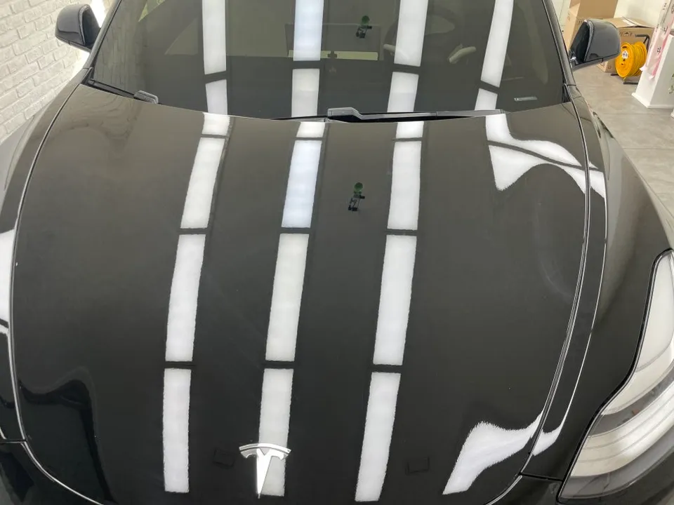Tesla Model 3 PPF施工事例|費用目安と仕上がり 施工写真 1-2