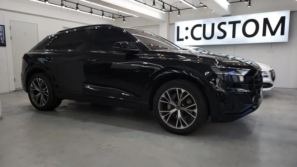 Audi Q8 ceramic coating installation result