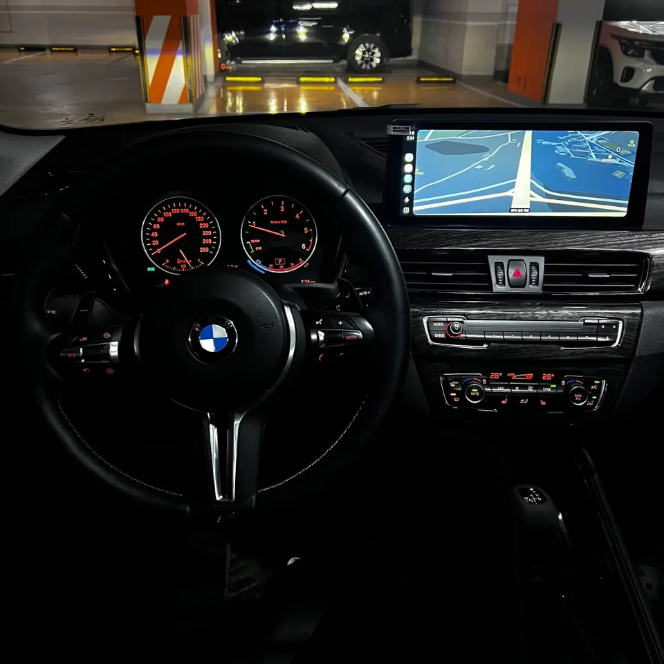 BMW X1 android head unit - BMW X1 Android Head Unit & M Steering Wheel Upgrade photo 3